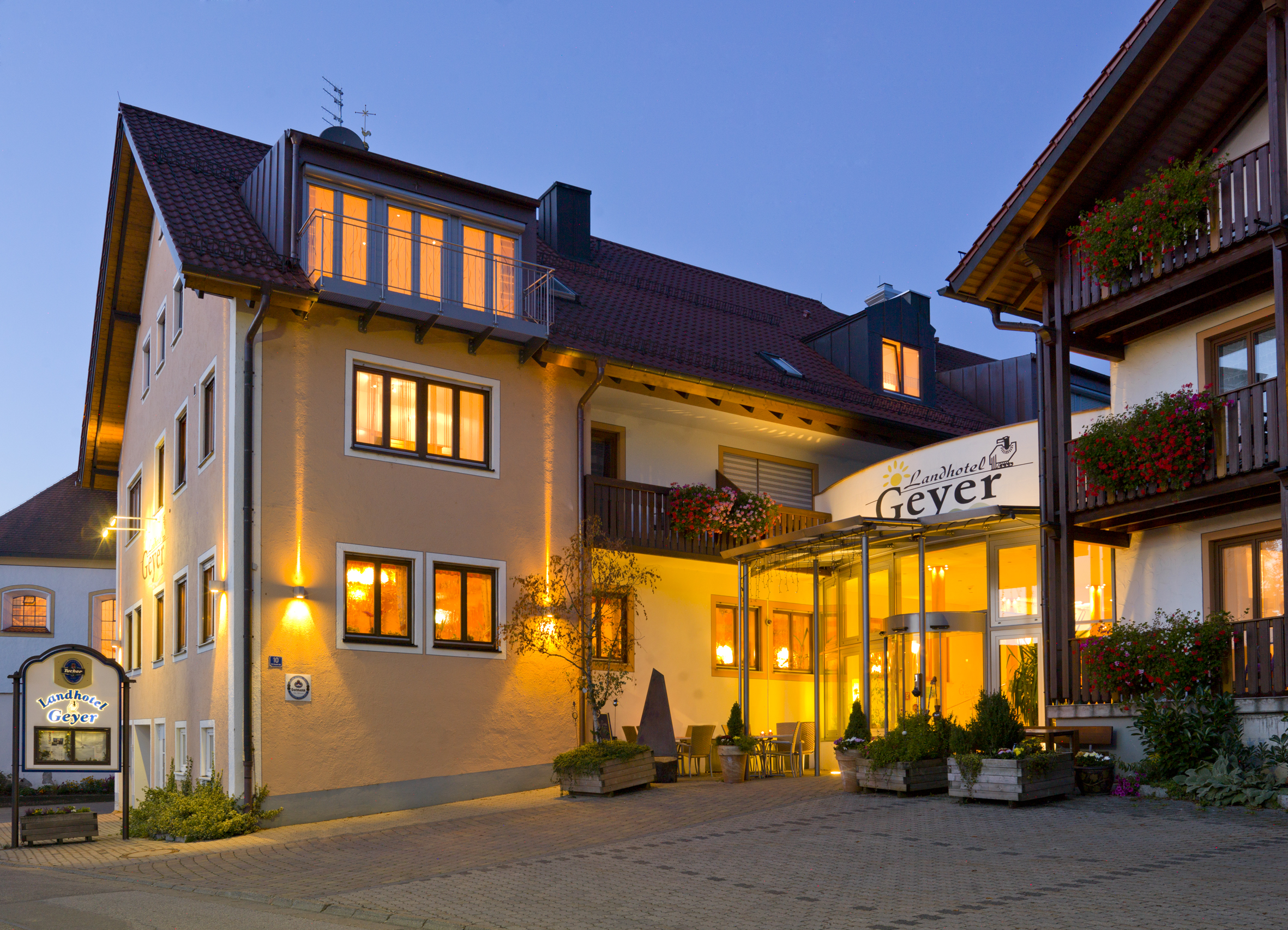 Außenansicht Landhotel Geyer