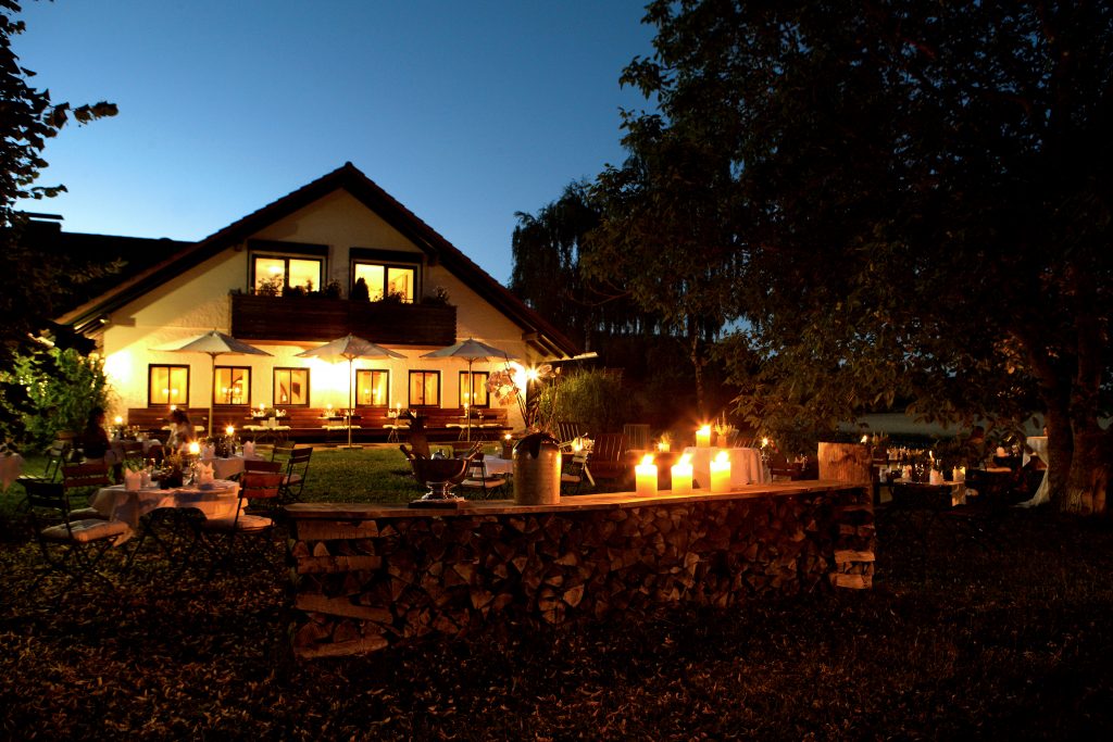 Außenansicht des Landgasthofes Meier