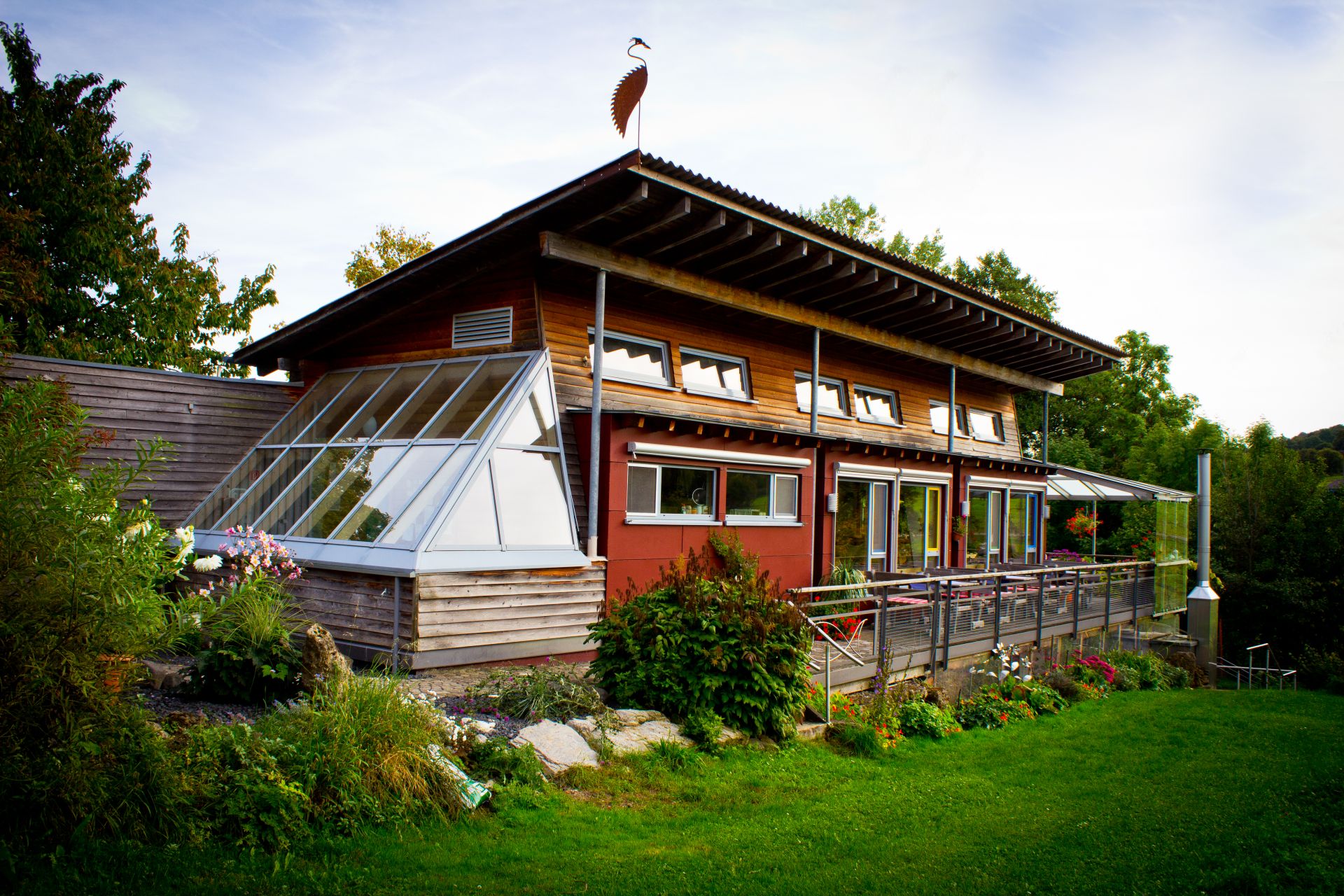 Außenansicht der Fischerhütte Edwin