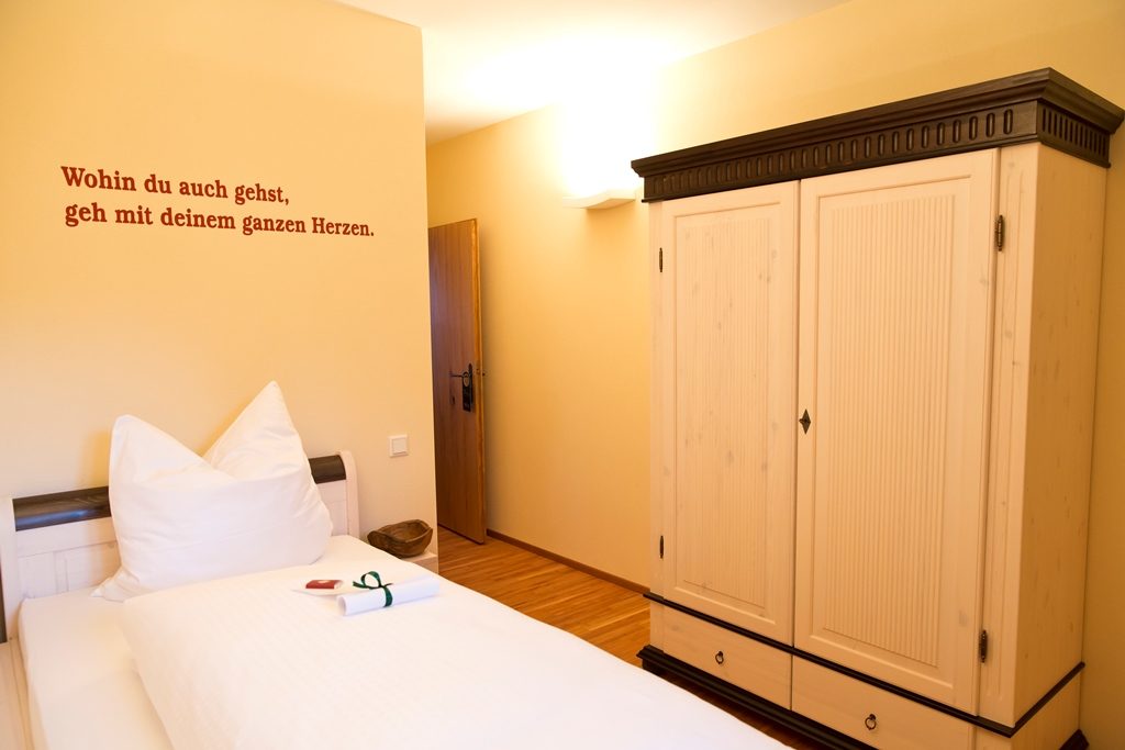 Ein Zimmer des Gasthaus Murauer