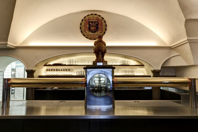 Schankanlage des Bräustüberl Tegernsee