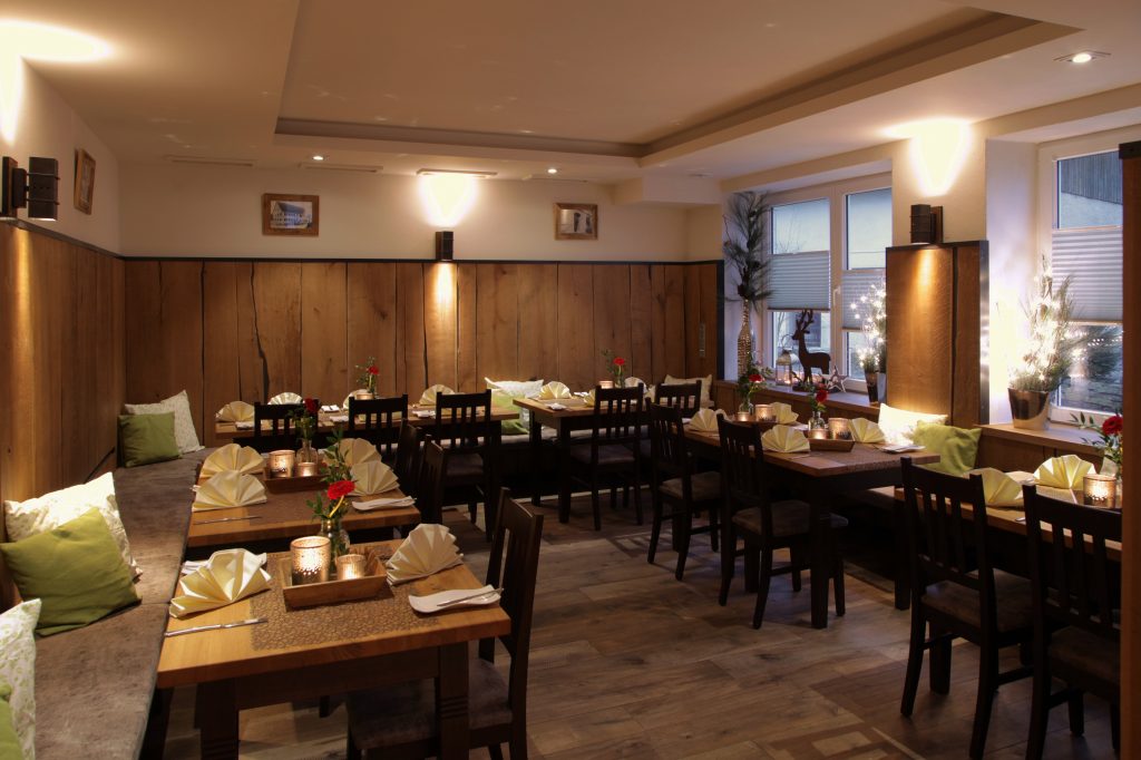 Speisesaal im Landgasthof Adler Fellheim