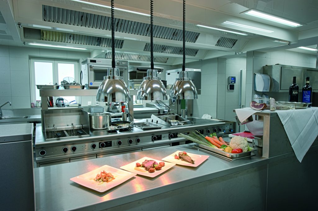 Die Küche im Landgasthof Wagner