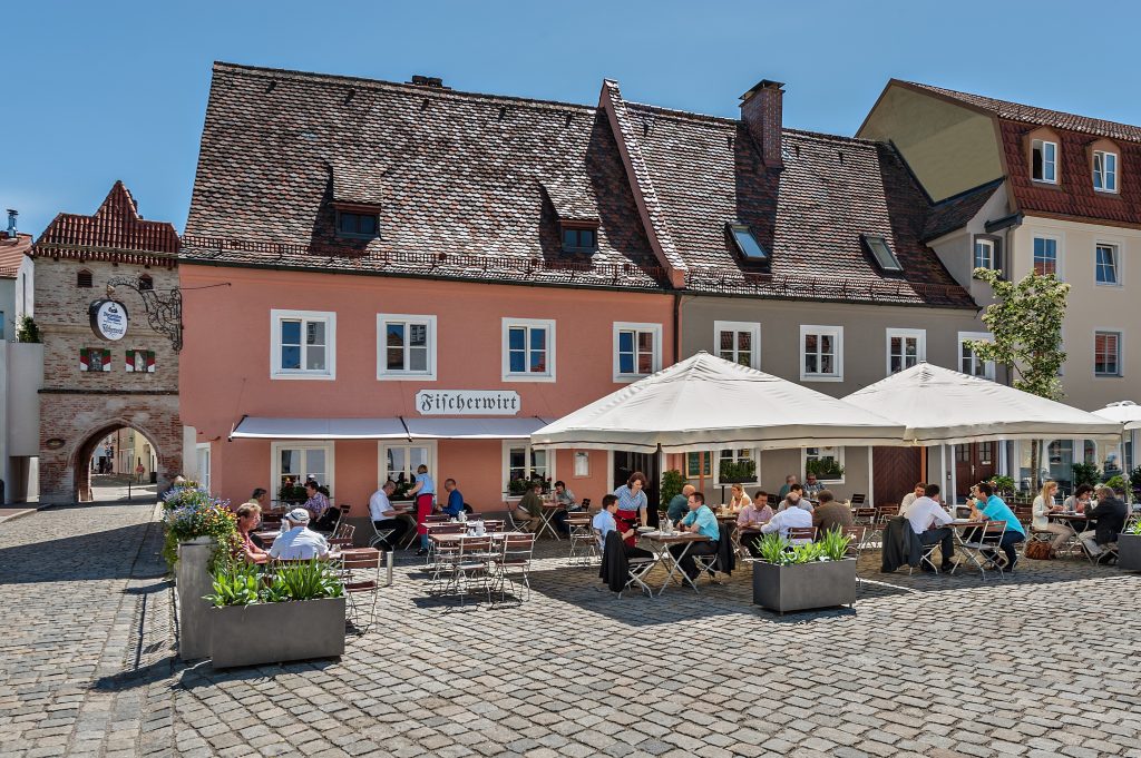 Biergarten des Fischerwirtes Landsberg
