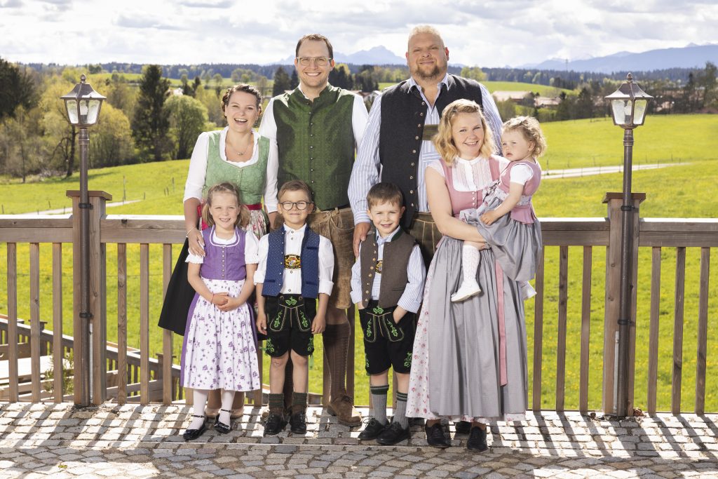 Familienfoto von Familie Haindl und Lichtenegger