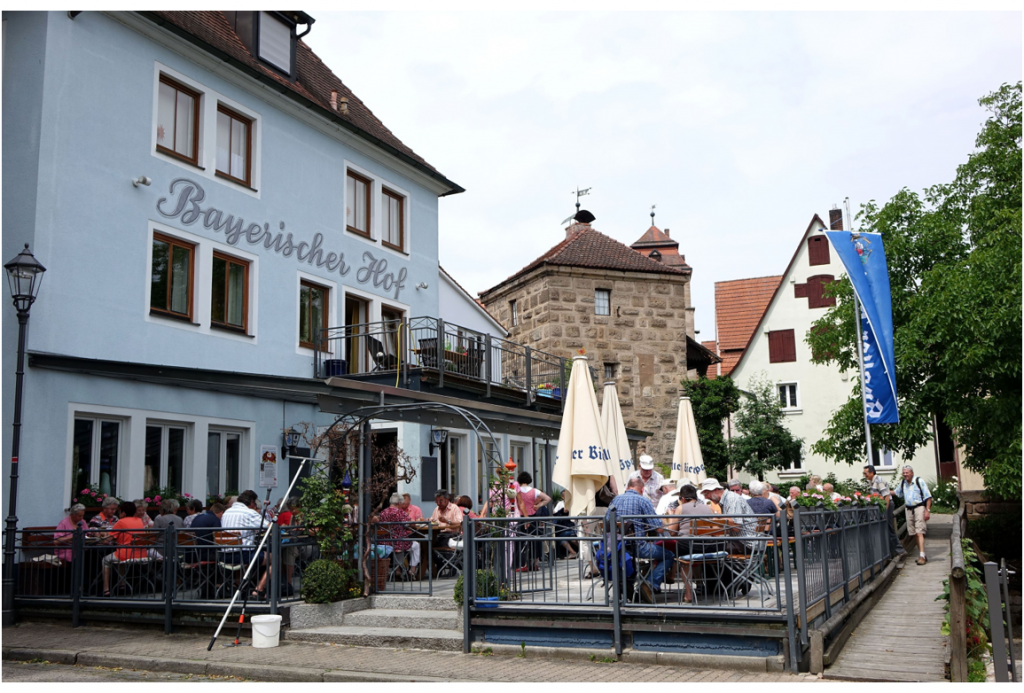 Terrasse Gasthof Bayerischer Hof