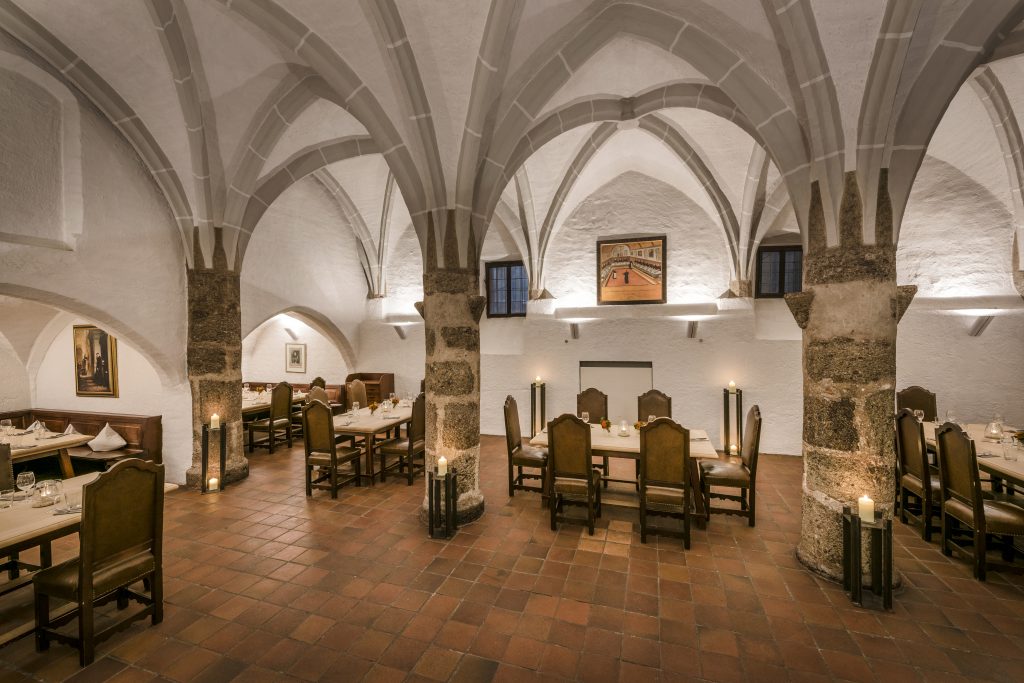 Speisesaal der Klostergaststätte in Kloster Seeon