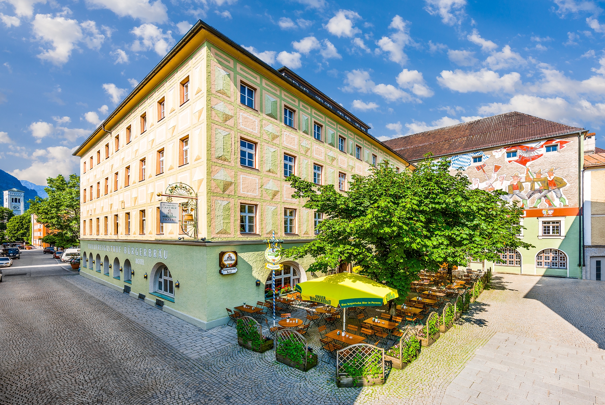 Außenansicht Brauereigasthof Hotel BÜRGERBRÄU