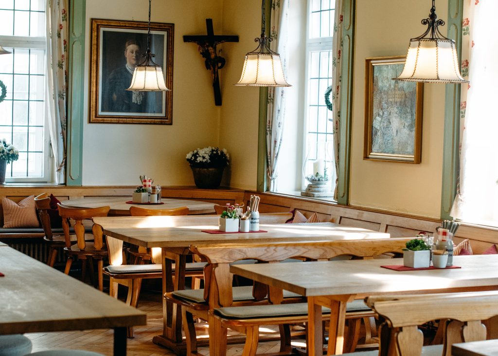 Innenansicht Restaurant Hotel & Brauereigasthof Müllerbräu