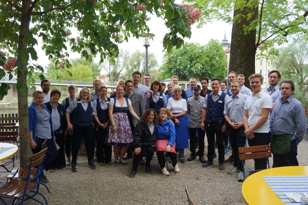 Teambild der Brauereigaststätte Spitalgarten