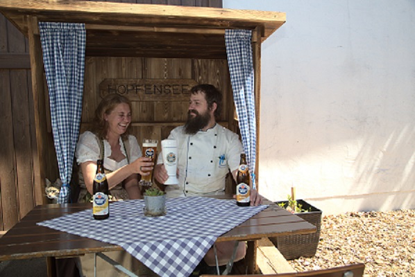 Gasthaus Meinzer Bayerische Strandkörbe mit 2 Personen