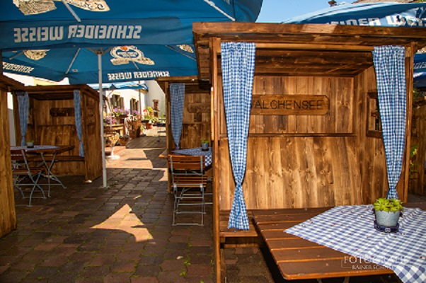 Gasthaus Meinzer Bayerische Strandkörbe