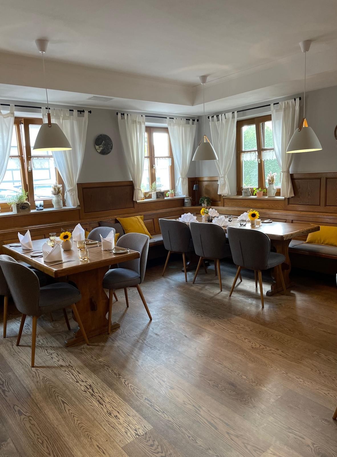 Restaurant innen vom Gasthof Schlemmer